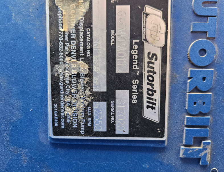 #DD2901-B - DeLaval Vacuum Pumps - WA