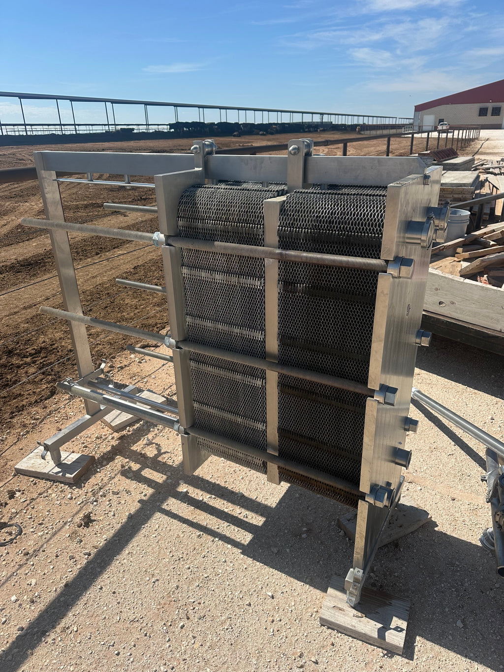 #DD2852 - GEA Plate Cooler and 4x milk filler setup - TX