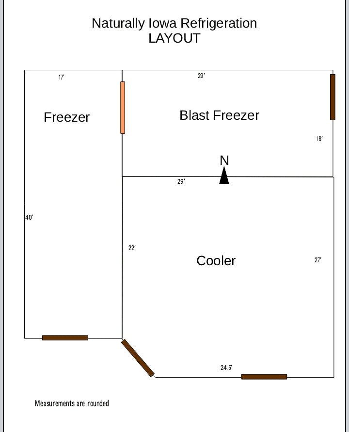 #DD1776 - Walk in Freezer / Cooler Combo System