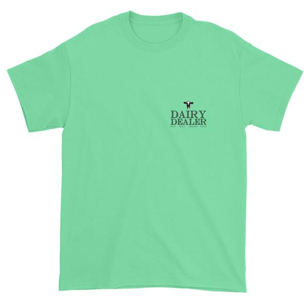 Happiness, Cows and Ice Cream Short Sleeve Shirt (Unisex)